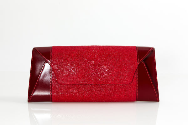 Allamanda [Ray leather x Cowhide] Rosso & Maldives