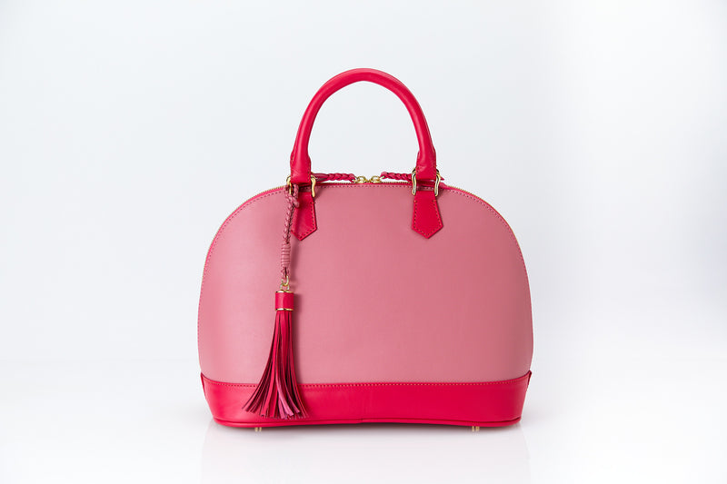 Remawa [cowhide] pink & rose pink combination