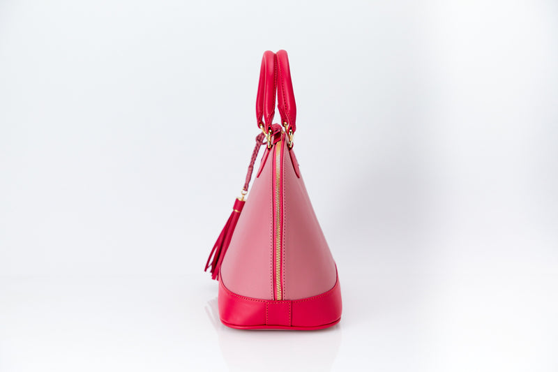 Remawa [cowhide] pink & rose pink combination