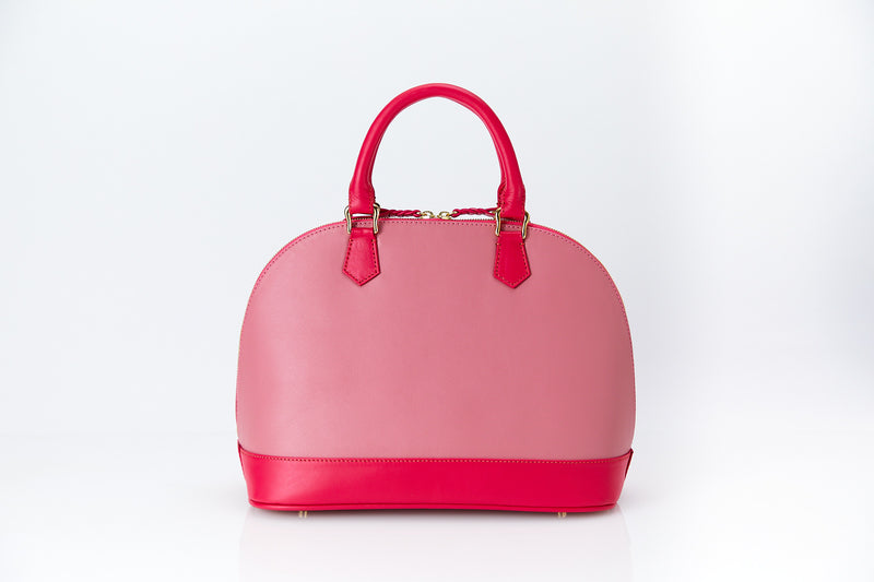 Remawa [cowhide] pink & rose pink combination