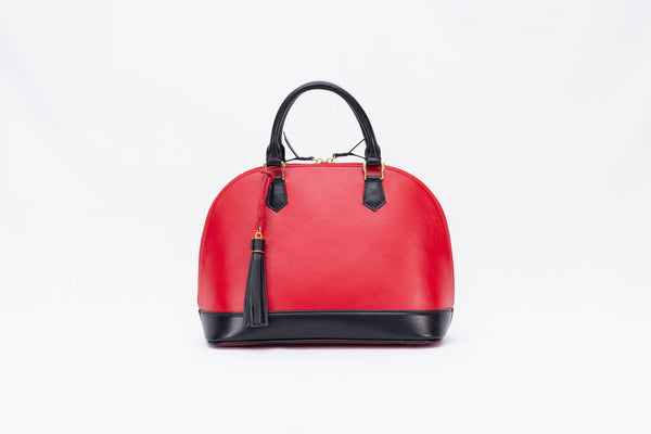 Remawa [Cowhide] Ferrari Red & Black Combination